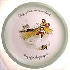 Happy Times Are Remembered Long After They're Gone collector plate by Holly Hobbie