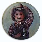 Jake collector plate by Sue Etem