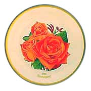 Shreveport Rose collector plate by Luther Bookout