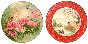 June Dream / Chun Li At The Pond (2) collector plate by Irving And Carol Burgues