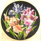 Iris collector plate by Count Lennart Bernadotte And Garie Von Schunk