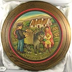 Christmas In Ireland collector plate by Josef Malfertheiner