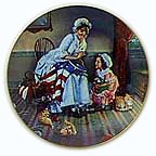 Betsy Ross collector plate by Gene Boyer