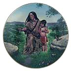 Sacajawea collector plate by Gene Boyer
