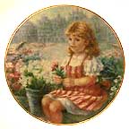 Clara (Belgium) collector plate by Lisette DeWinne