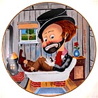Freddie In The Bathtub collector plate by Red Skelton