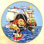 Captain Freddie collector plate by Red Skelton