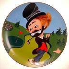 Freddie On The Green collector plate by Red Skelton