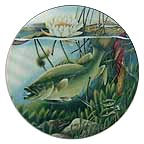 Largemouth Bass collector plate by John Eggert
