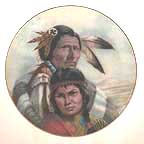 The Blackfoot Nation collector plate by Gregory Perillo