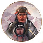 The Chippewa Nation collector plate by Gregory Perillo