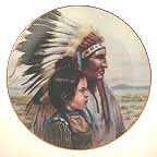 The Crow Nation collector plate by Gregory Perillo