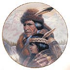 The Nez Perce Nation collector plate by Gregory Perillo