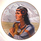 Snow Blanket collector plate by Gregory Perillo