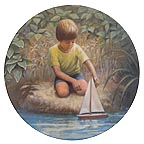 Row, Row, Row Your Boat collector plate by Hector Garrido