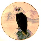 American Bald Eagle collector plate by Gregory Perillo