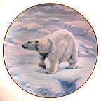 The Polar Bear collector plate by Gregory Perillo