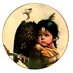 Brave And Free collector plate by Gregory Perillo