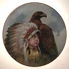 Protector Of The Plains collector plate by Gregory Perillo