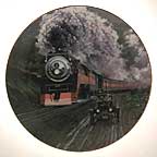 Round The Bend collector plate by Jim Deneen