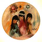 Bright Flowers Of The Desert collector plate by Ted DeGrazia