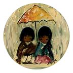 Sun Showers collector plate by Ted DeGrazia