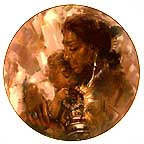 Sun Kachina collector plate by Don Ruffin