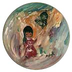 Bell Of Hope collector plate by Ted DeGrazia