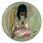A Little Prayer - The Christmas Angel collector plate by Ted DeGrazia
