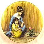 Mama's Rose collector plate by Vel Miller