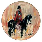 Morning Ride collector plate by Ted DeGrazia