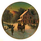 Home For The Holidays collector plate