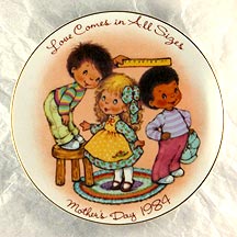 Love Comes In All Sizes collector plate