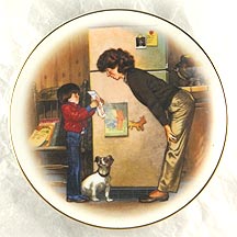 Creation Of Love - Mother's Day 1985 collector plate by Tom Newsom