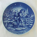 Walk In The Forest collector plate by Hans Mueller