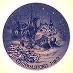 Sleigh Ride collector plate by Hans Mueller