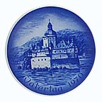 Castle Pfaltz collector plate by Hans Mueller