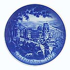 Castle Heidelberg collector plate by Hans Mueller