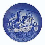 Castle Katz collector plate by Hans Mueller