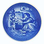 Mother And Children collector plate by Ludwig Ricter