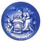 Rocking The Cradle collector plate by Ludwig Ricter