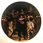 The Nightwatch collector plate by Rembrandt