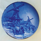 Christmas Eve In Greetsiel collector plate by Detlef Nitschke