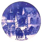 Christmas Eve In Goslar  collector plate