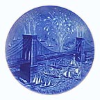 Brooklyn Bridge collector plate