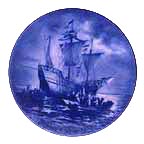 Landing Of Columbus collector plate