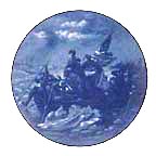 Washington Crossing The Delaware collector plate