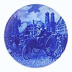 Benz Motor Car In Munich 1888 collector plate