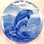Dolphins collector plate