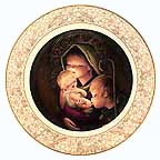 Adoration collector plate by Juan Ferrandiz Castells